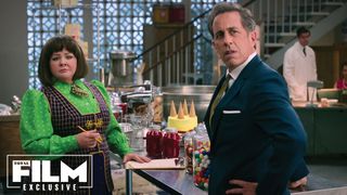 Melissa McCarthy and Jerry Seinfeld in Unfrosted: The Pop Tart Story